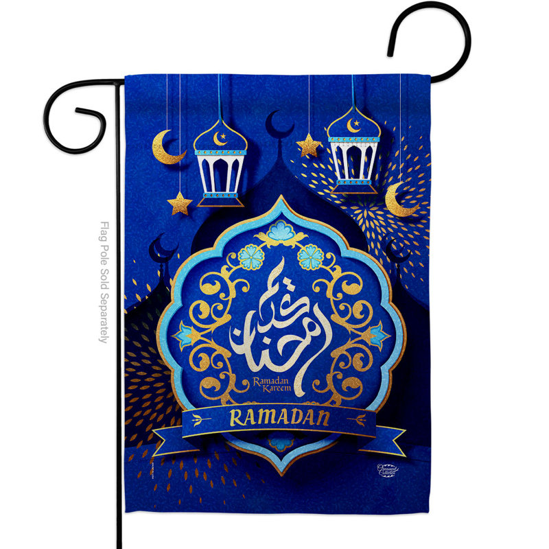 Double Sided 18.5 in. H x 13 in. W Polyester Garden flag