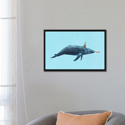 Art sur toile, "soirée baleine paysage"