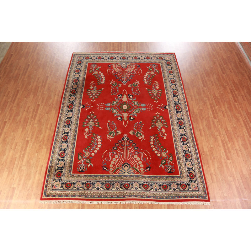 Grand tapis oriental floral 10x14