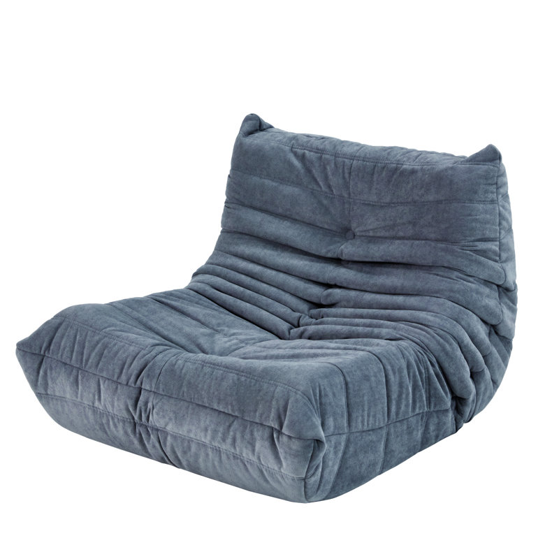 Fauteuil à billes pour fauteuil de sol Fireside, Mélange de polyester gris uni