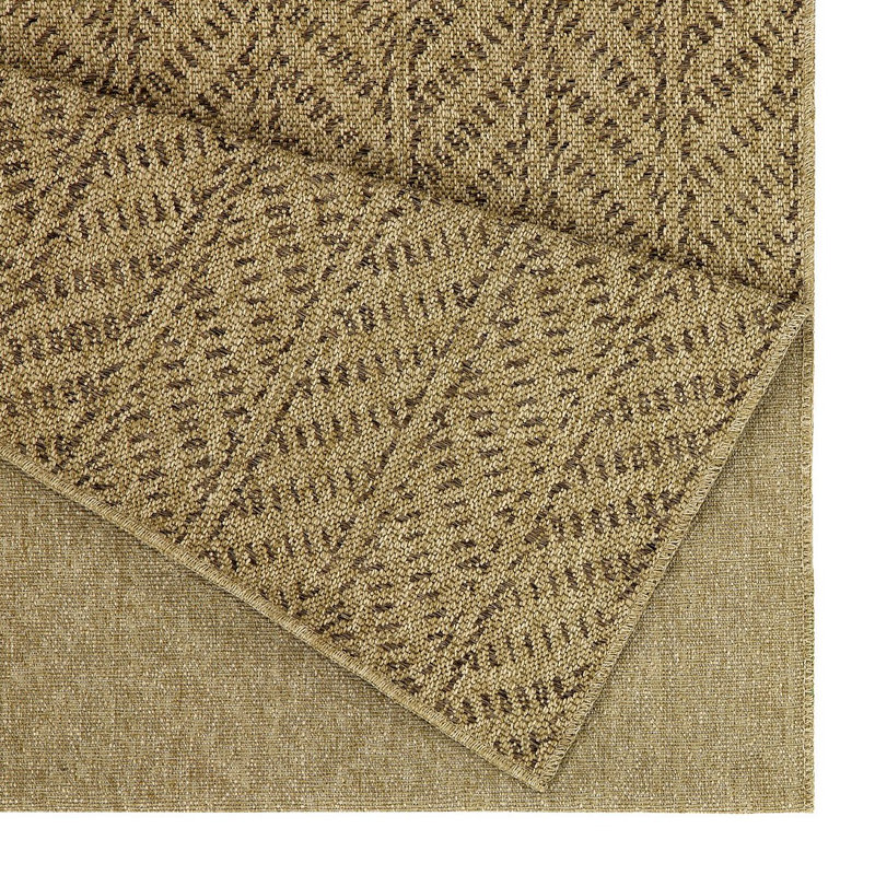 Indoor/Outdoor Area Rug, Rectangle 5'3" x 7'3", Natural/Light Brown