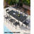 94.5" Aluminum Outdoor Extendable Dining Table