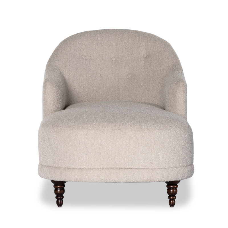 Upholstered Chaise Lounge, Knoll Sand 95% Polyester/5% Acrylic