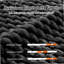 Tissu de repose-pieds en flanelle - noir