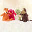 Peluche pelucheux pour chien