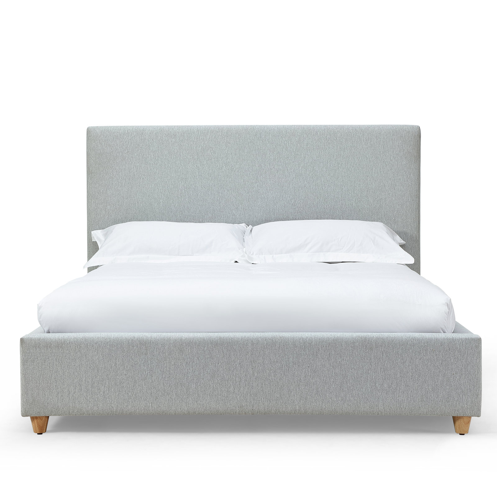 Linen Upholstered Bed, Linen, California King