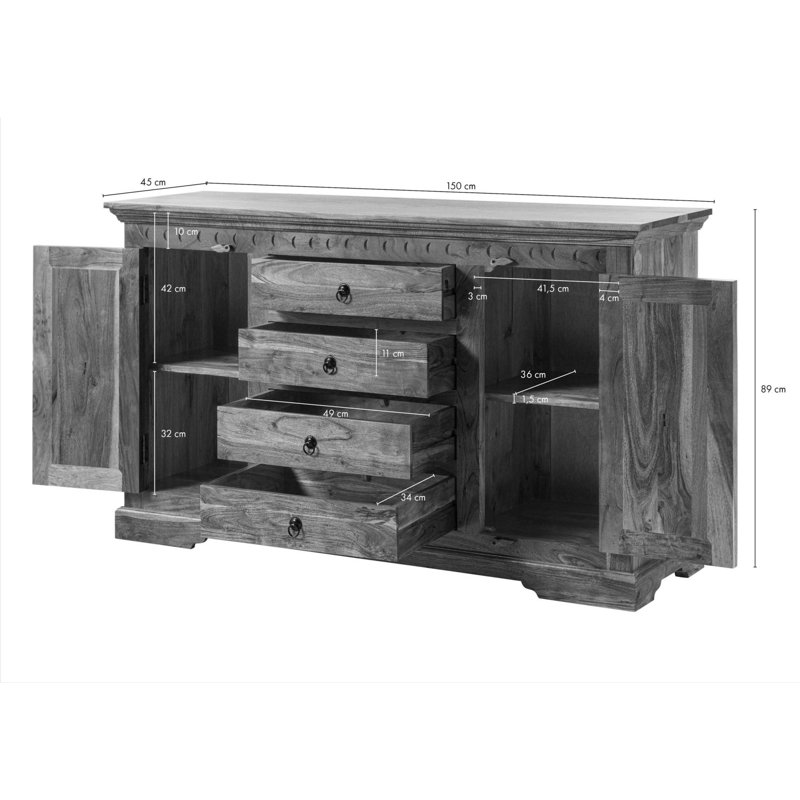 Oxford 150cm Sideboard