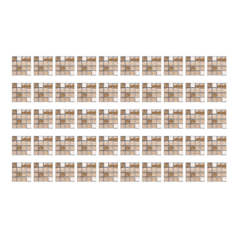 Autocollants muraux auto-adhésifs à carreaux de cristal