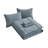 Washed Microfiber 7-Pieces Honeycomb Comforter Set with Sheets-209390782-233380296
