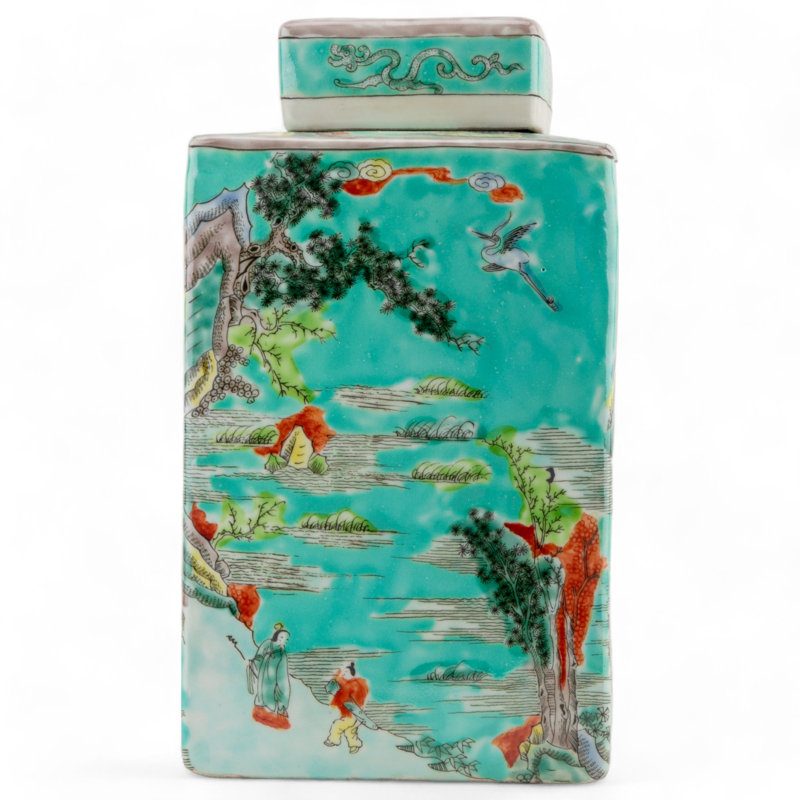 Handmade Porcelain Tea Jar