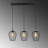 3 - Light Kitchen Island Geometric Pendant