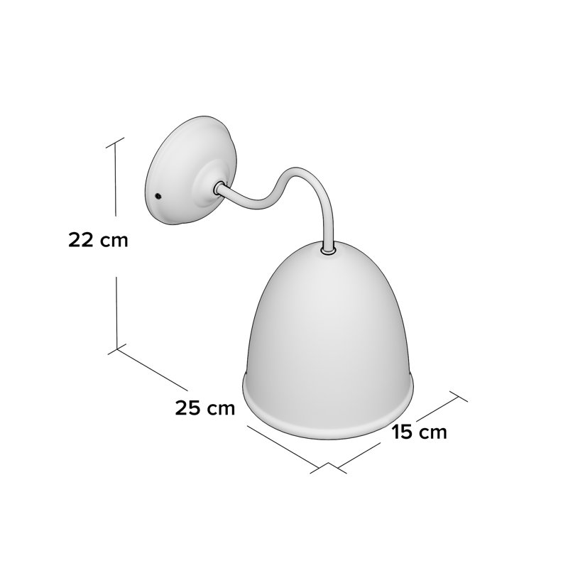 San Pablo Armed Sconce, Lead Paint