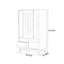 Armoire à portes coulissantes en bois massif nord-américain-821734647