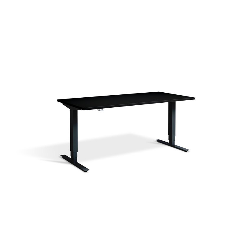 Trexler Standing Desk, 1300cm H x 1400cm W x 800cm D, Black