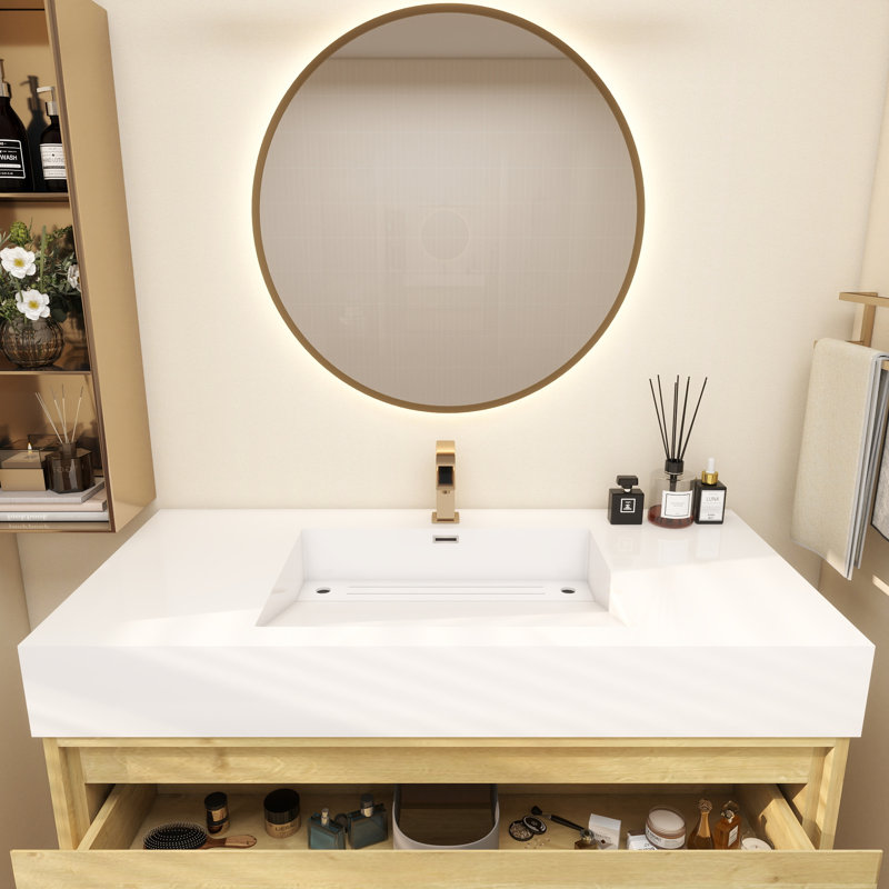 Victoria 42''Bathroom Vanity Base, Light Oak