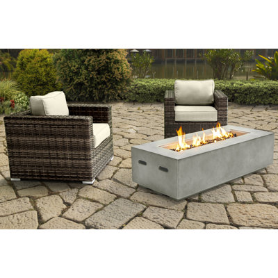 Ensemble de conversation pour 2 personnes avec foyer et coussins Sunbrella Darrione