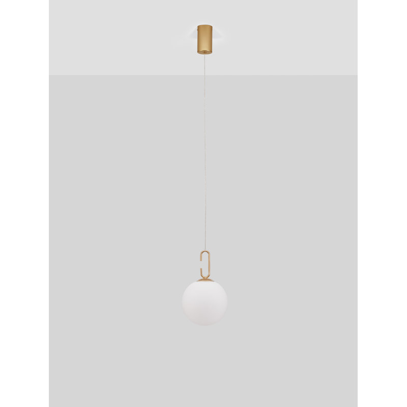 1 - Light Gold LED Sphere Pendant