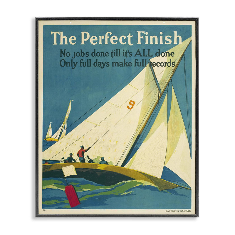 Giclée encadrée par des marins antiques à finition parfaite, design par Marcus Jules, H 20 po x l 16 po