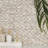 Picturesque 11 in. x 4 in. Stacked Sliced Wall Mosaic-49414029