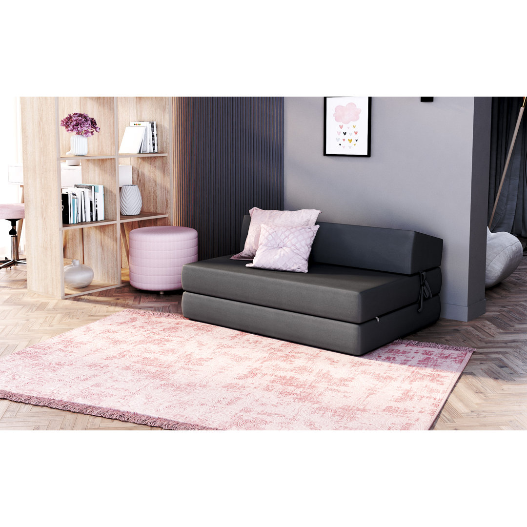 Futonsofa Arjeta 121Cm Wide Back Futon Sofa