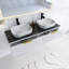 Meuble-lavabo mural 60 po en contreplaqué avec lavabo