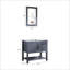 Meuble-lavabo 30 po - Gris, rayé, incassable, résistant à l'huile, teinté, bleu foncé, gris