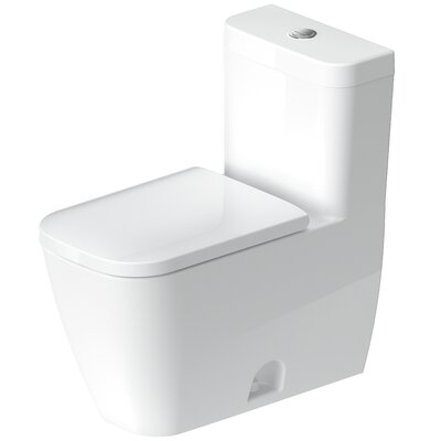 Happy D.2 Dual-Flush Elongated One-Piece Toilet (Seat Included) -  Duravit, D4102100