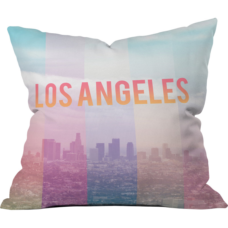 Coussin intérieur / extérieur Los Angeles, 20 po x 20 po