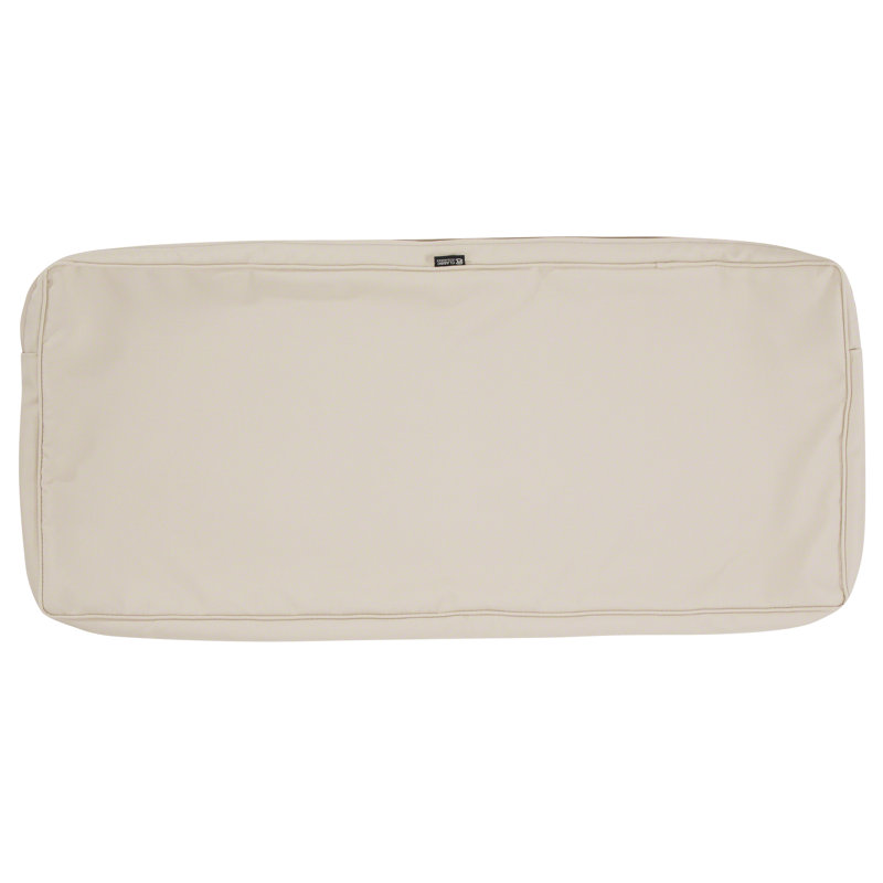 Pina Outdoor 3'' Bench Cushion Cover, 3" H X 42" W x 18" D, Antique Beige
