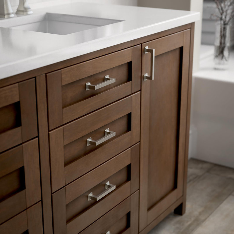 Parow 3 3/4" Center Bar Pull Multipack, 3 3/4" Centre to Centre, Satin Nickel