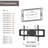 Tv Stand With Black Glass For 32 - 65 Inch Tvs And Adjustable Angles Optimal Viewing Experience Swivel Tempered Fits Height Options