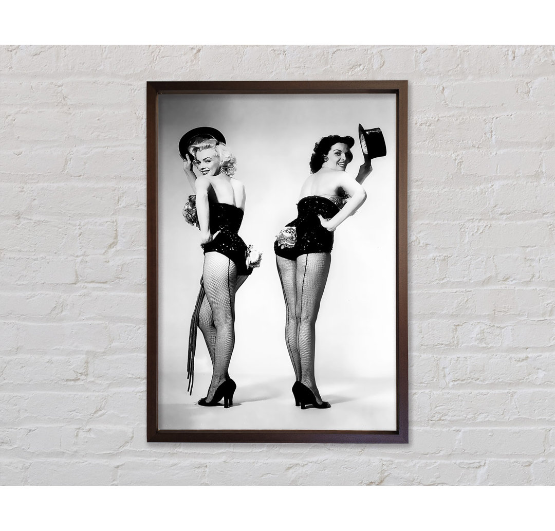 Marilyn Monroe Gentlemen Prefer Blonds - Einzelbildrahmen Kunstdrucke auf Leinwand