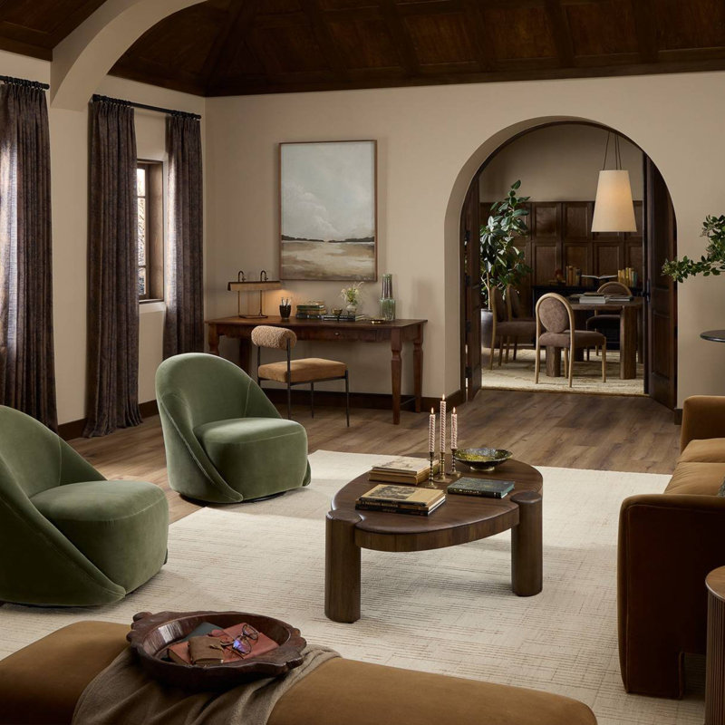 Vereb Swivel Armless Chair