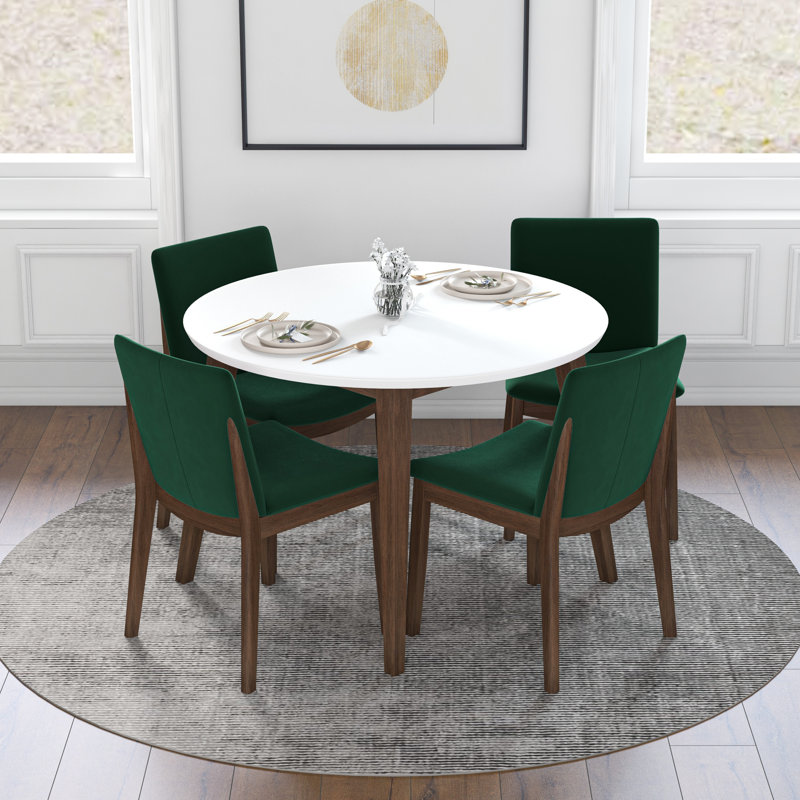 Ensemble repas pour 4 personnes Dehatte, Vert
