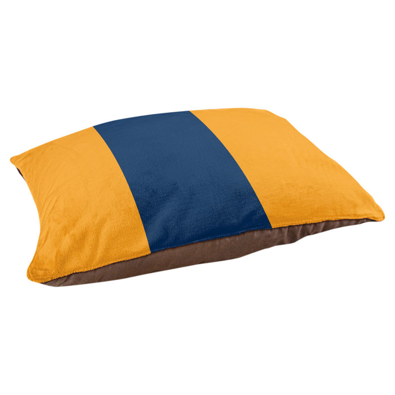 Coussin Atlanta, Or/Bleu marine/Or, Moyen (l 28 po x P 18 po x H 9,5 po)