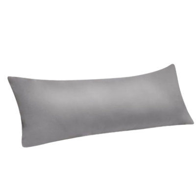 Memory Foam Body Pillow 20x54 Inch Long Bed Pillow Grey