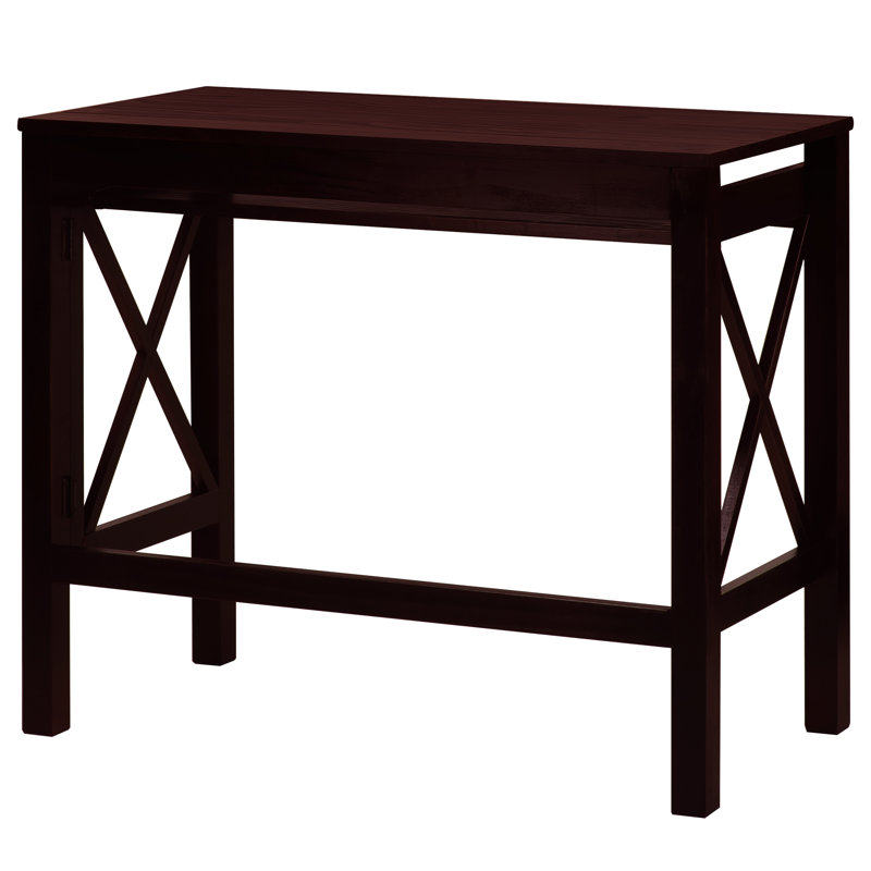 Bureau en bois massif Thelen, Espresso