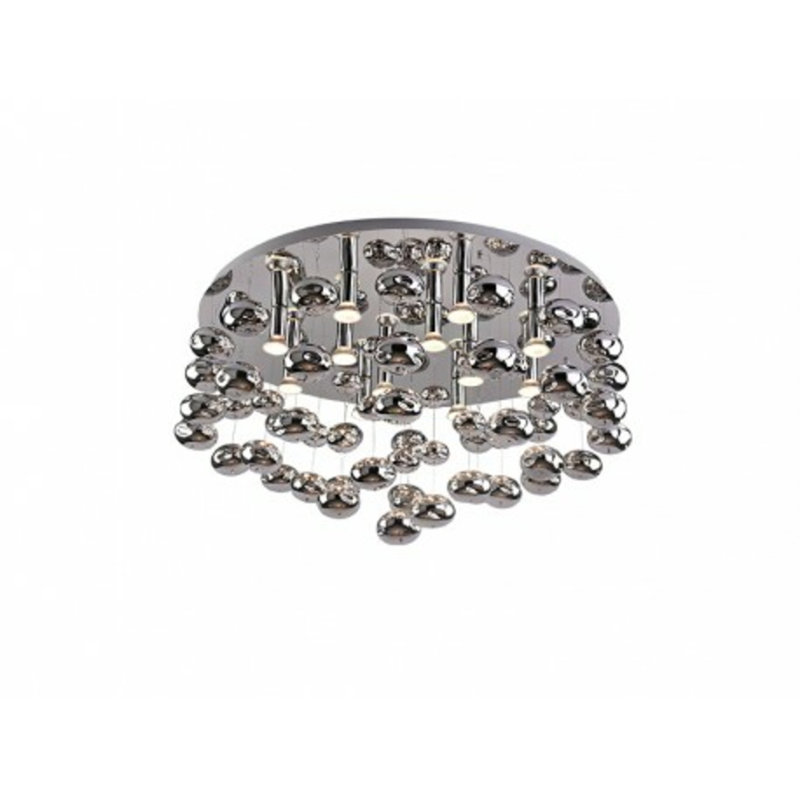 Luvia Flush Mount, Chrome