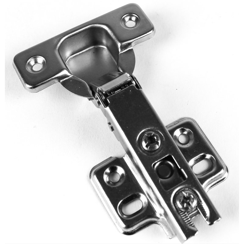 110-Degree Soft Close Frameless Cabinet Hinges with Screws
