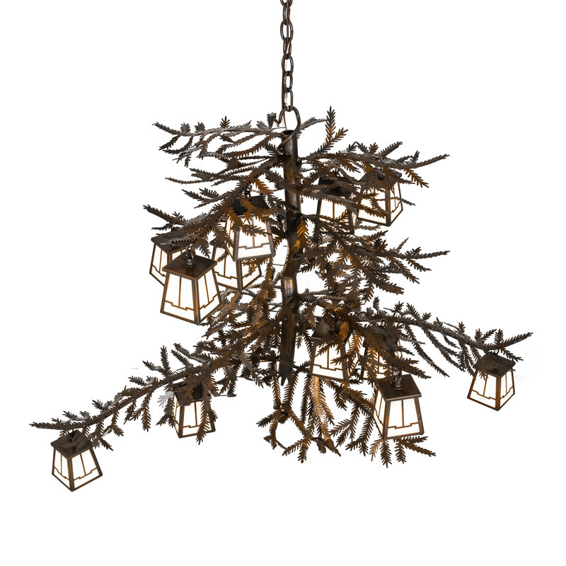 Bispham 12 - Light Dimmable Geometric Chandelier