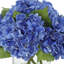 Arrangement floral d'hortensias dans un vase en verre Real Touch-599706962