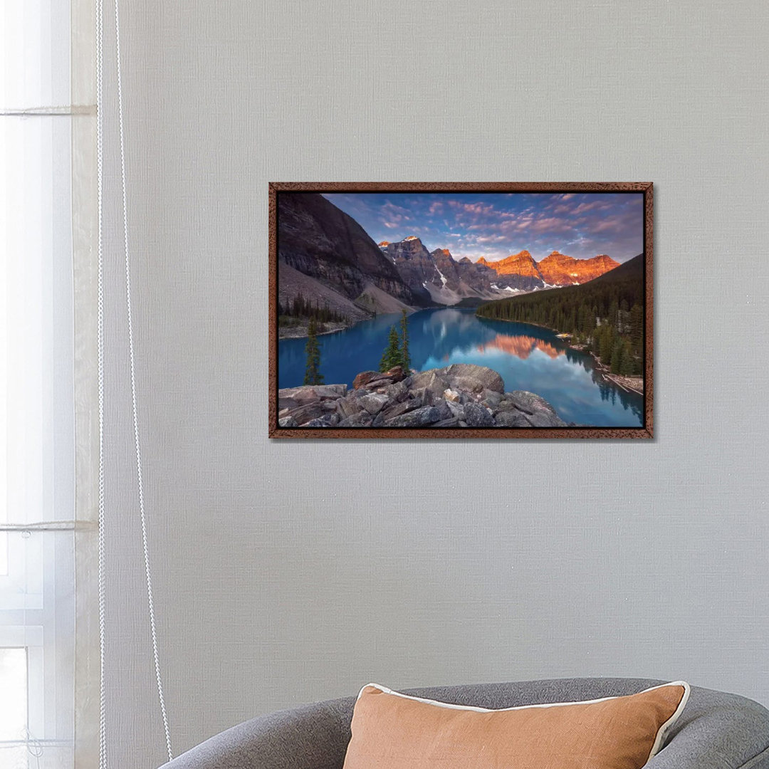 Leinwandbild Moraine Lake von Sergio Lanza