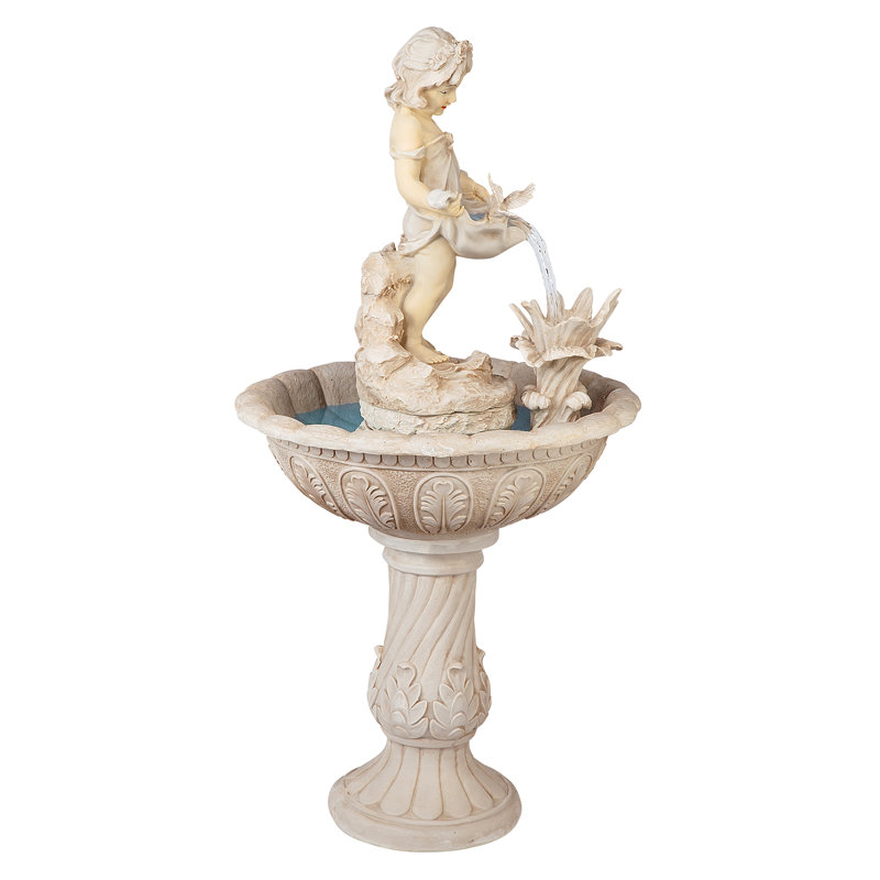 Abigail's Apron Sculptural Floor Fountain
