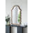 30X1.5X55" Arch Wood Mirror With Unique Frame