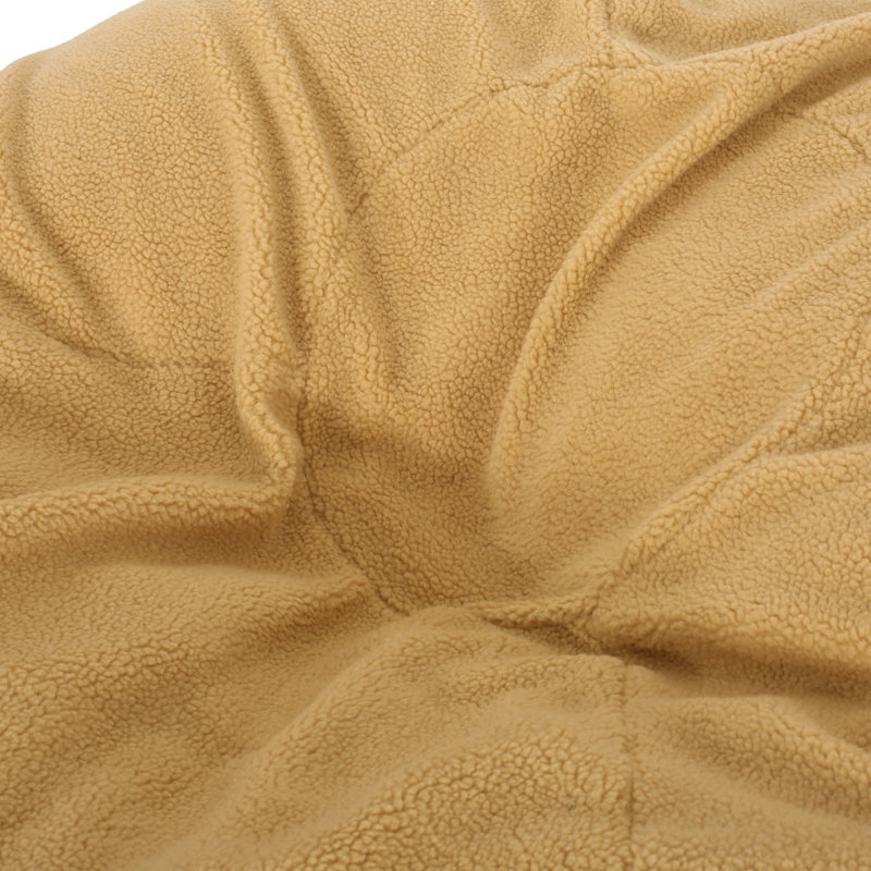 Newalla Polyester Classic Bean Bag, Yellow Polyester