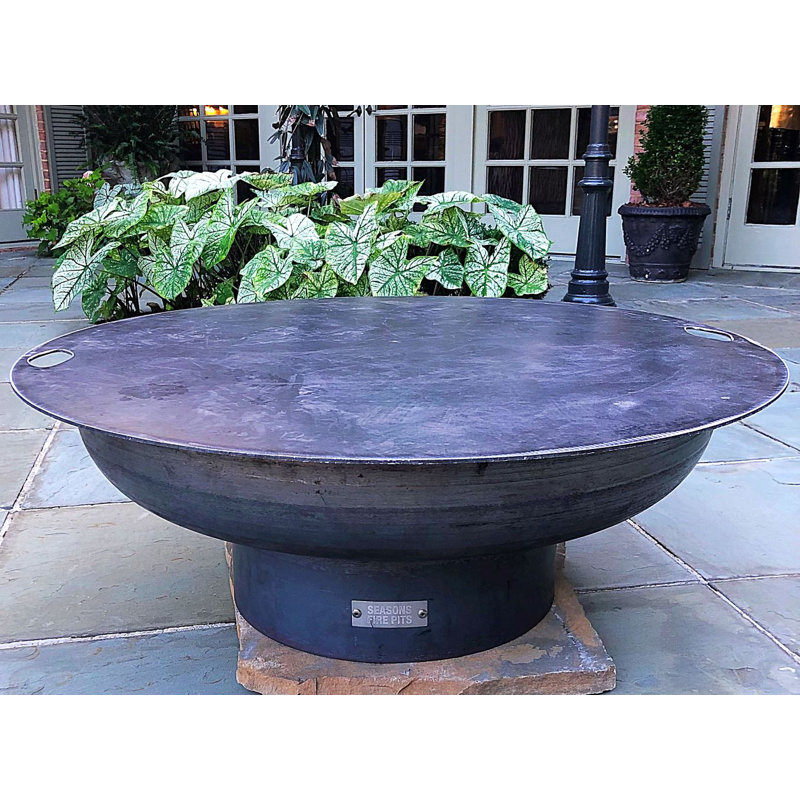 Harrogate Round Steel Fire Pit Lid, 54" x 54"