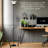 Ankrum 71" Modern Torchiere Floor Lamp with Frosted Plastic Shade