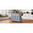54" Large Kitchen Island With Rubber Wood Drop Leaf, Mobile Rolling Cart With 4 Doors, 3 Drawers & Storage-457430880