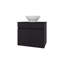 Meuble-lavabo avec 2 portes Wengue-142855968