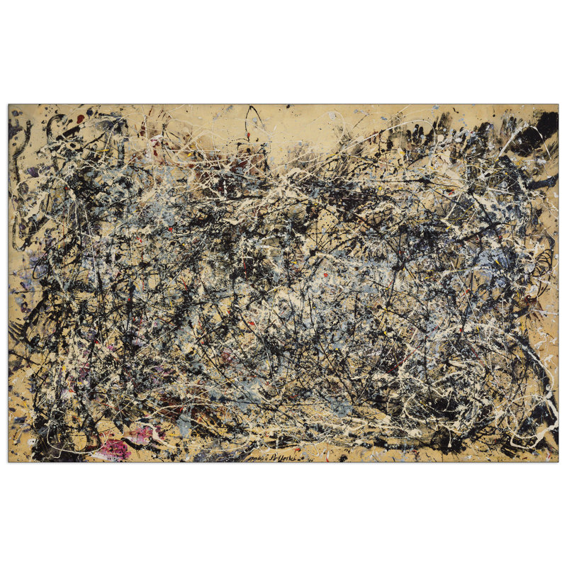 Jackson Pollock - No Frame Print on Wood